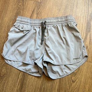 Women’s Patagonia gray athletic shorts